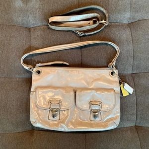 Authentic Coach Poppy Metallic Hippie Crossbody